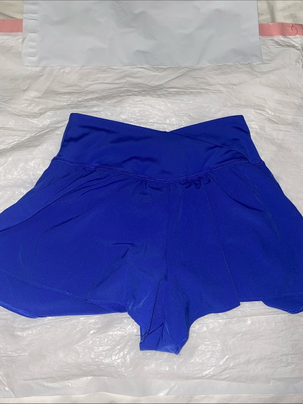 Women's High-Waist Athletic Shorts - Cobalt Blue